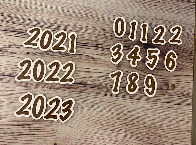 Colorful Magnetic Calendar Set