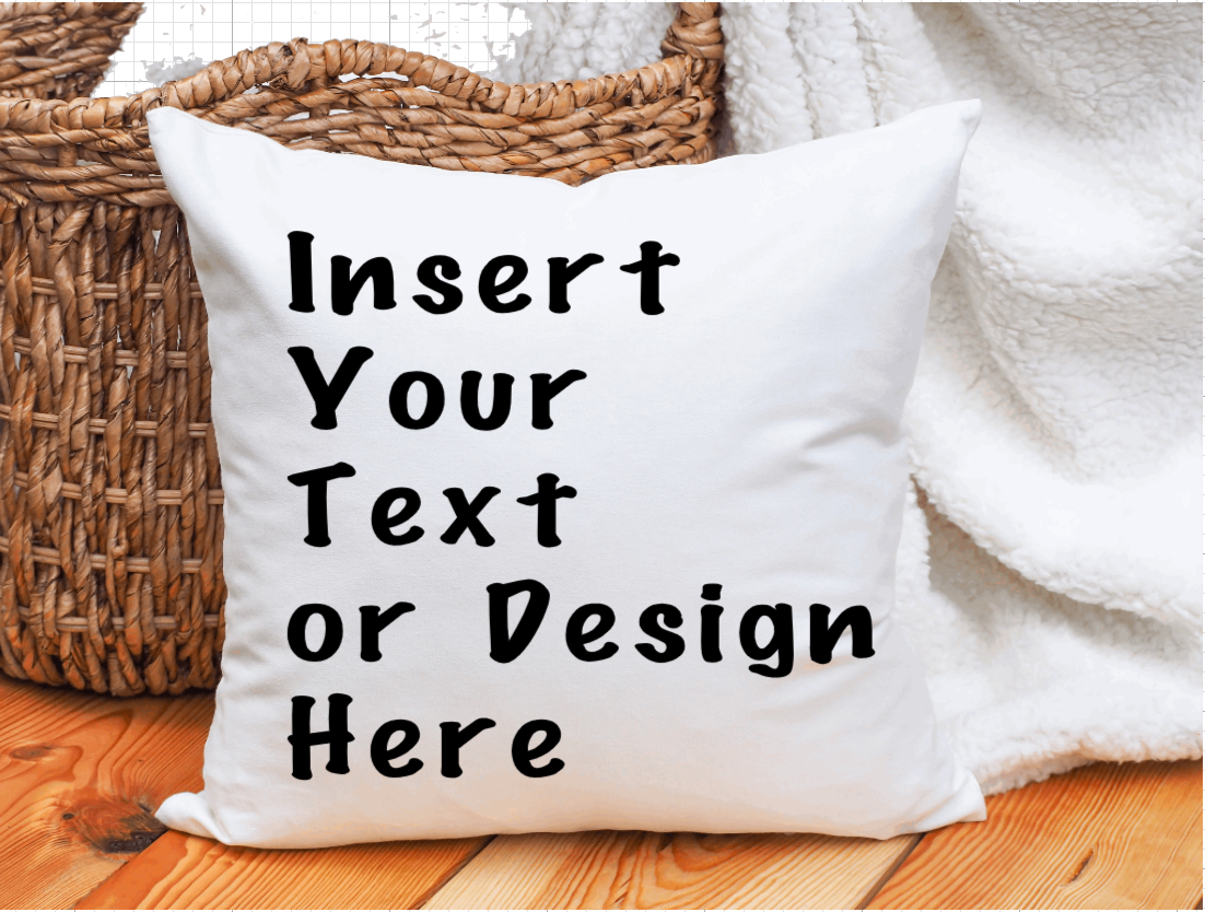 Personalized Pillow Cover (20 x 20)