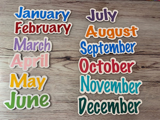 Colorful Magnetic Calendar Set
