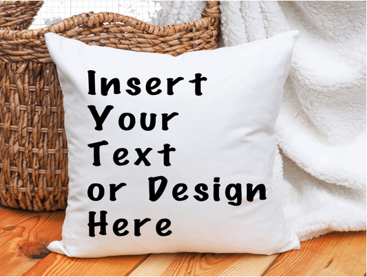 Personalized Pillow Cover (20 x 20)